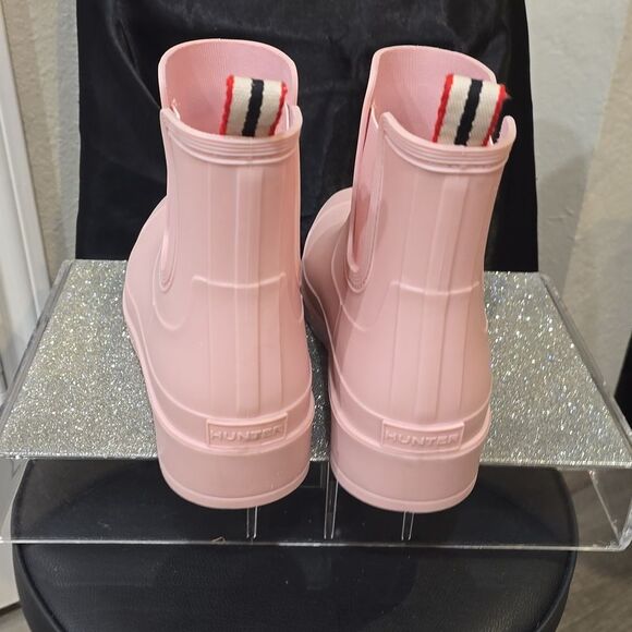 Hunter Tabitha Chelsea Rain Boots- Pink - Picture 11 of 11